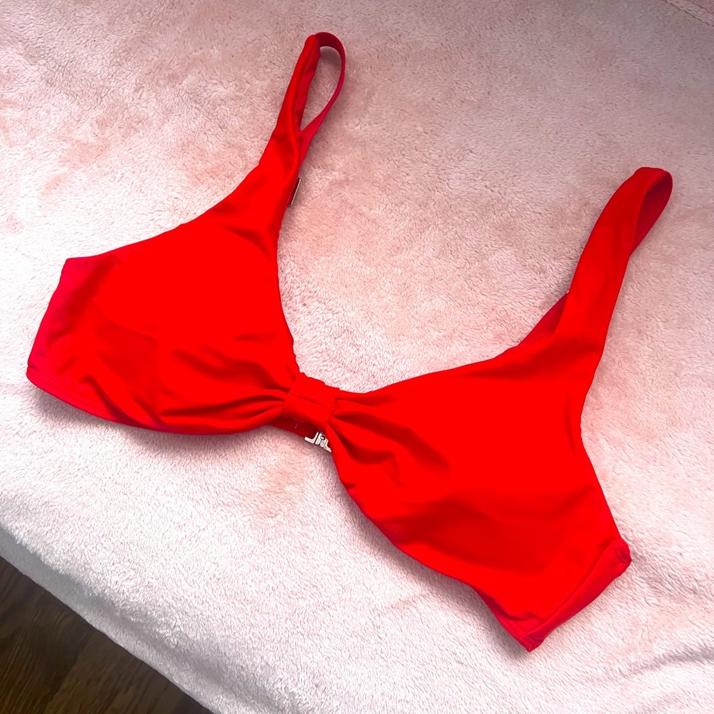 RedDress Red Bikini Top